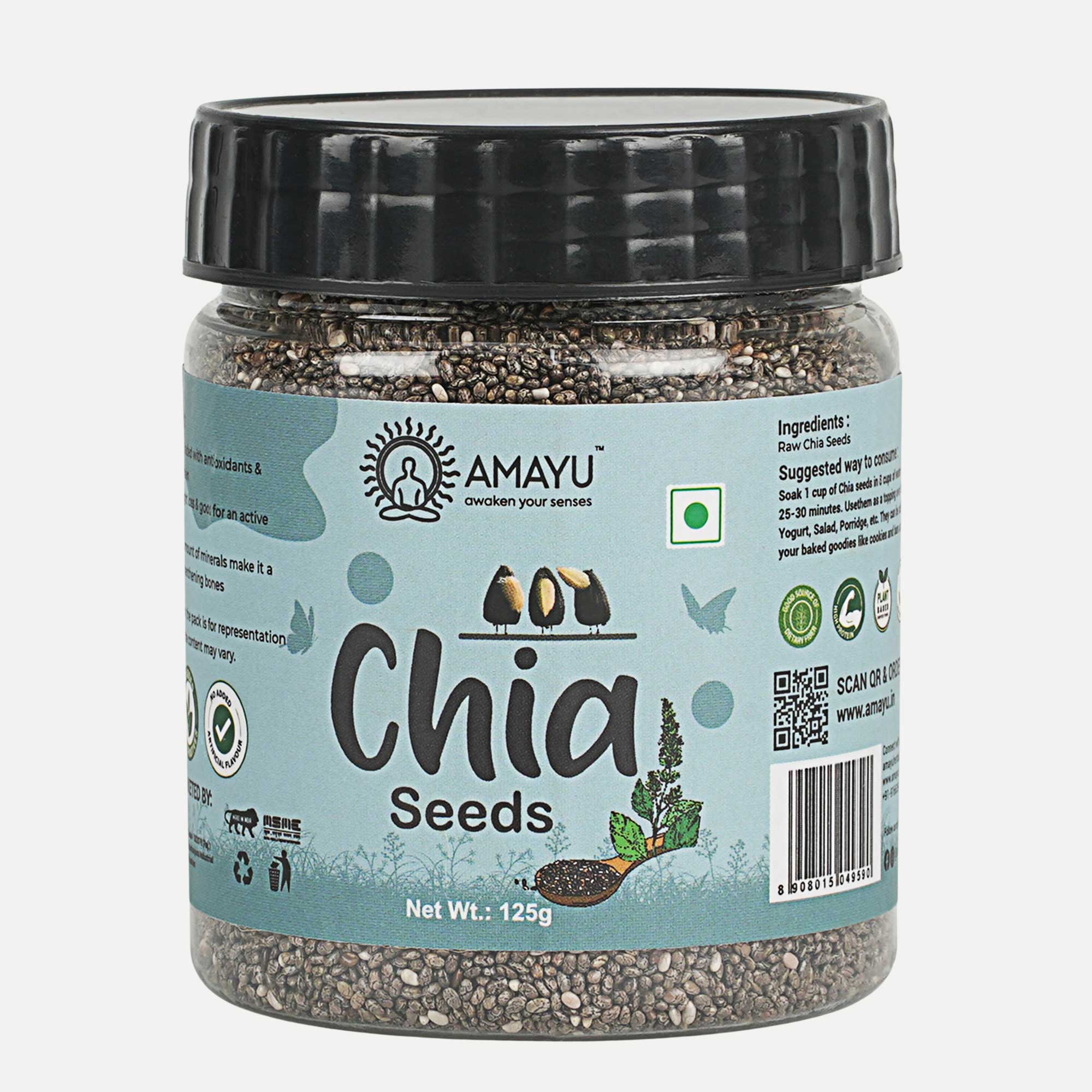 AMAYU Chia Seeds And Pumpkin Seeds Combo - Image 6