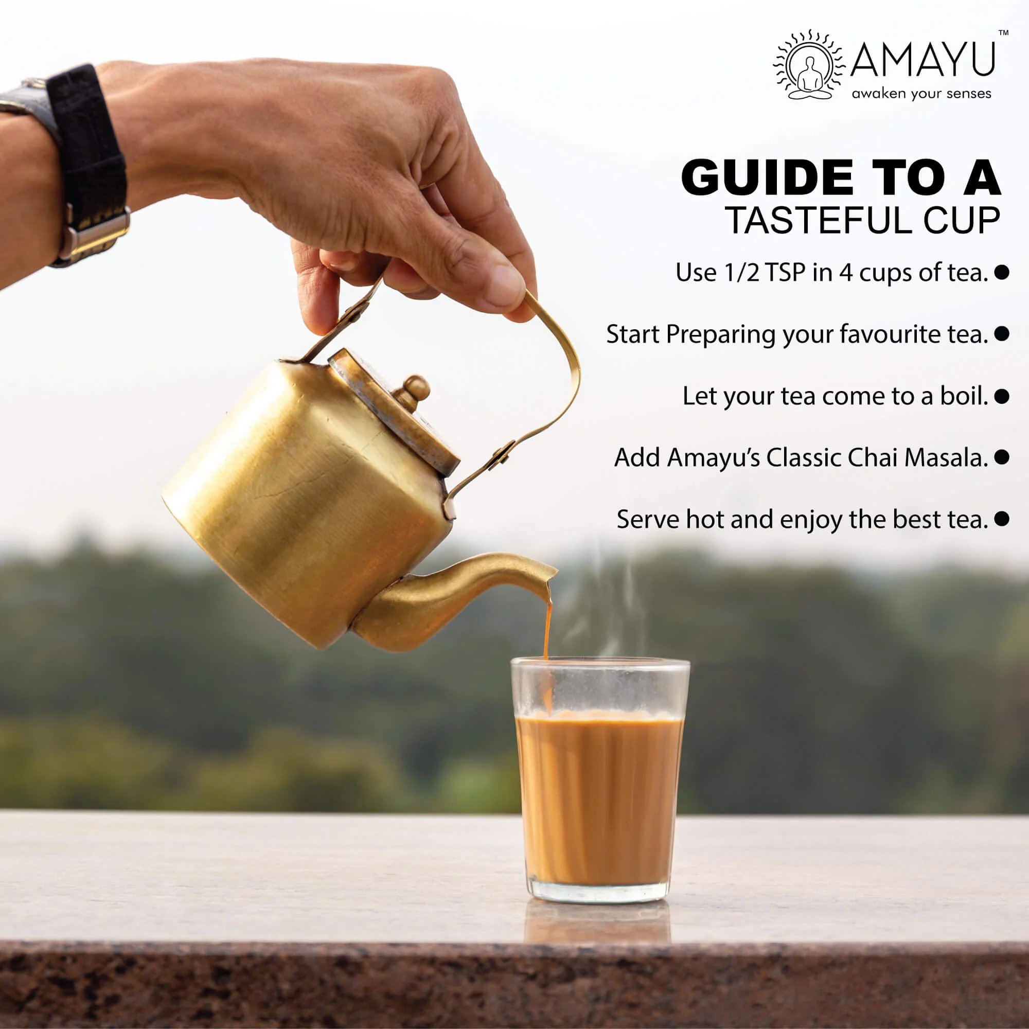 AMAYU Classic Chai Masala 100G - Image 5