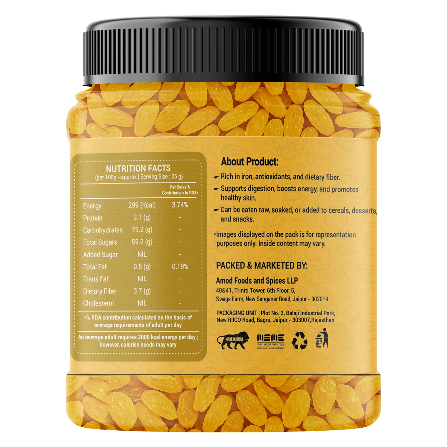 AMAYU Golden Raisins - Image 4