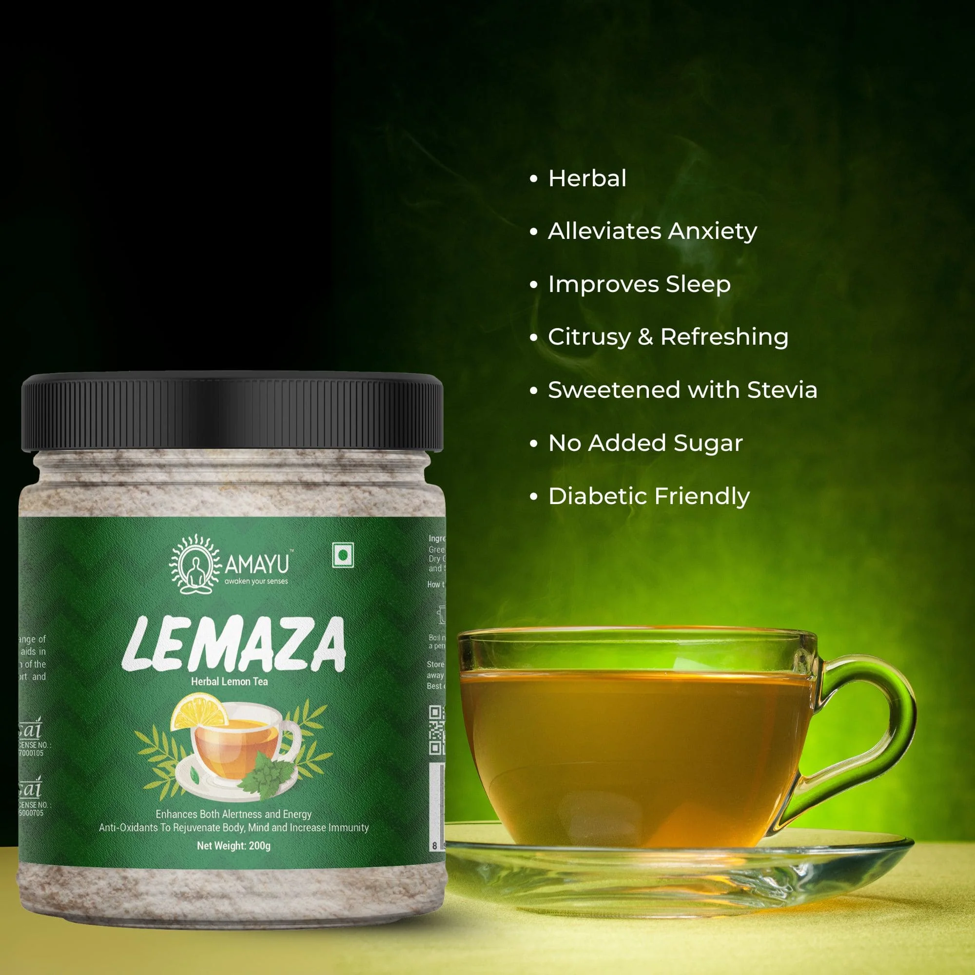 Amayu Lemaza Lemon Tea 200g - Image 3