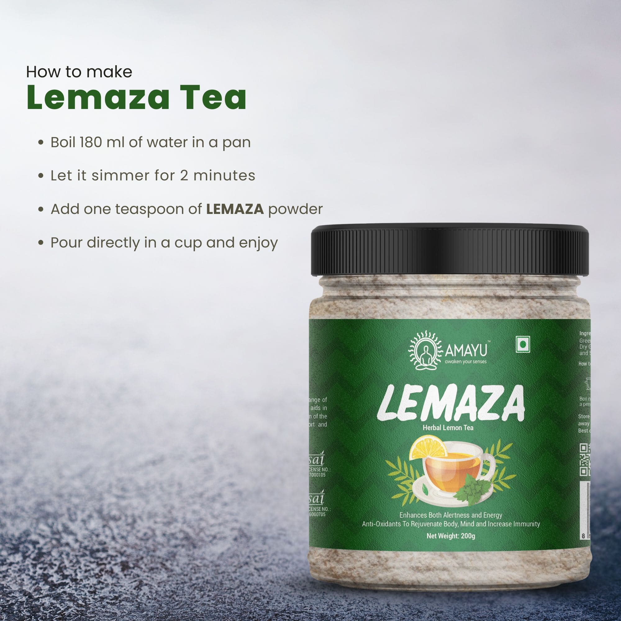 Amayu Lemaza Lemon Tea 200g - Image 6