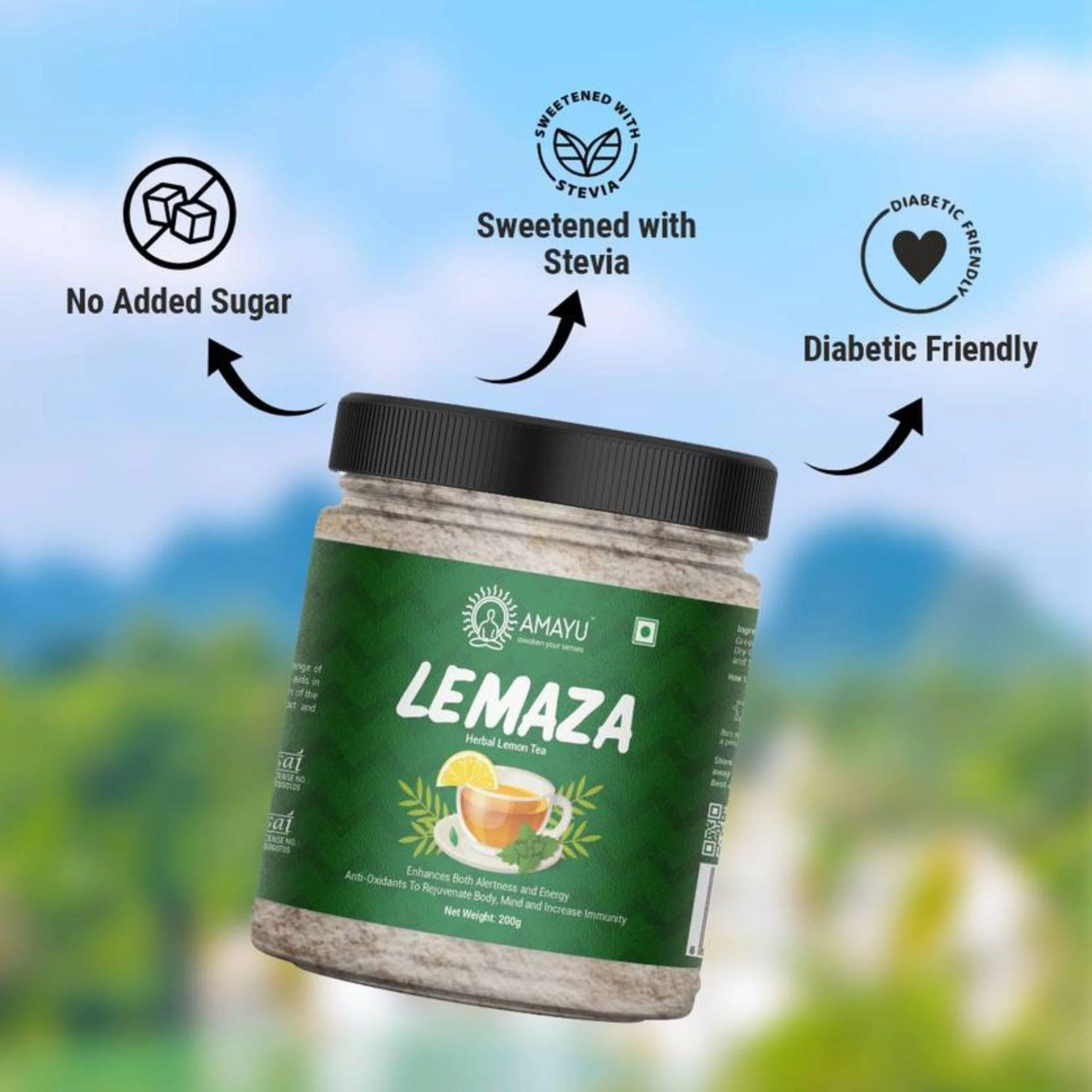 Amayu Lemaza Lemon Tea 200g - Image 7
