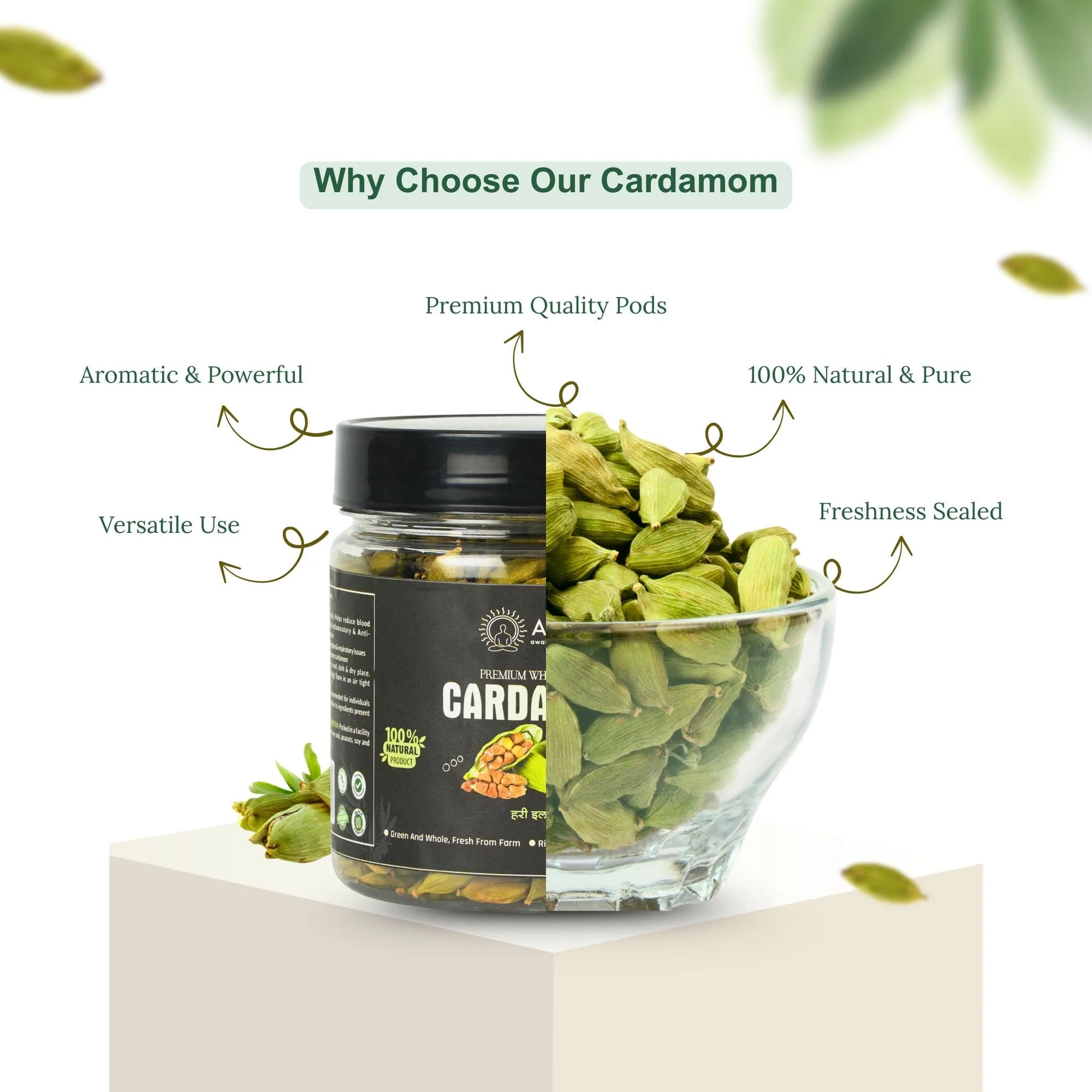 AMAYU Whole Cardamom - Image 3