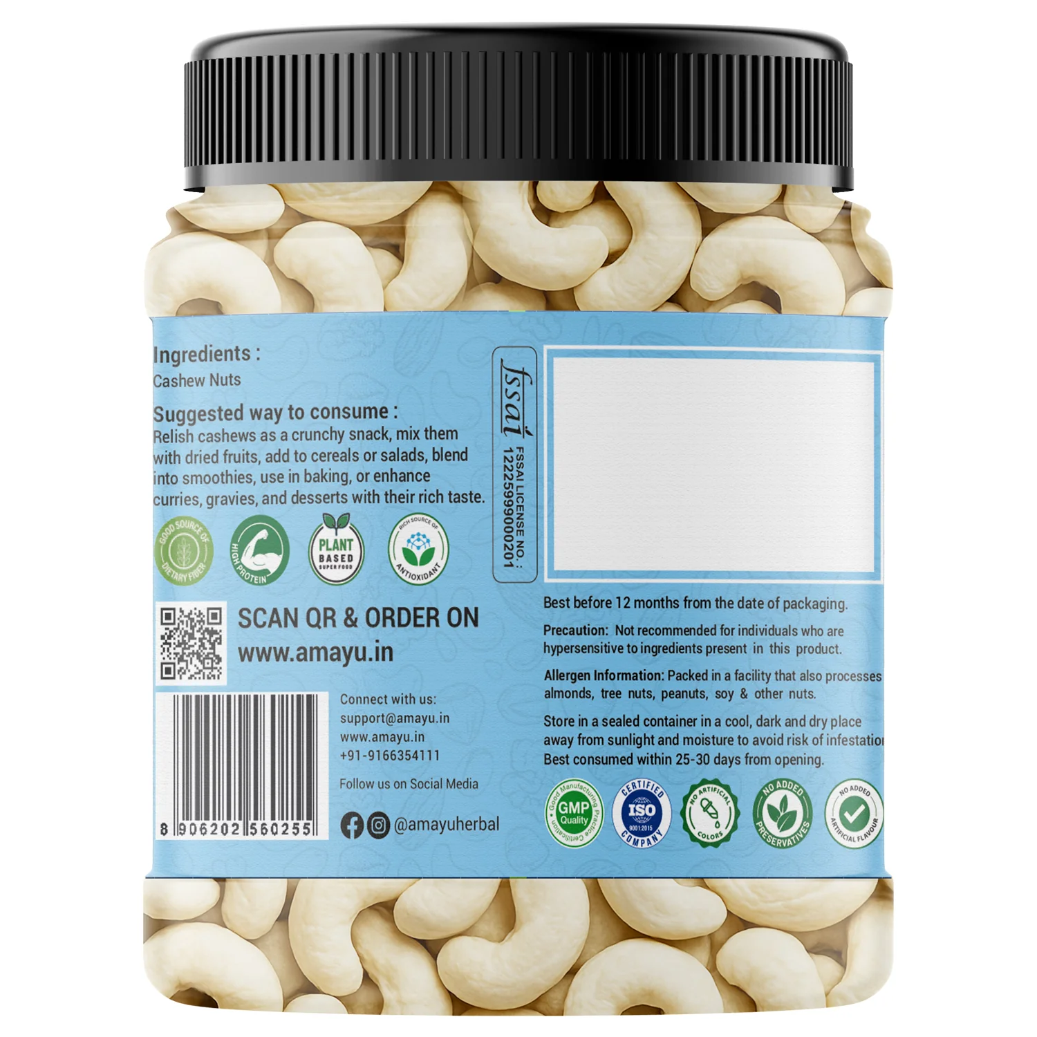 AMAYU Whole Cashews - Image 4